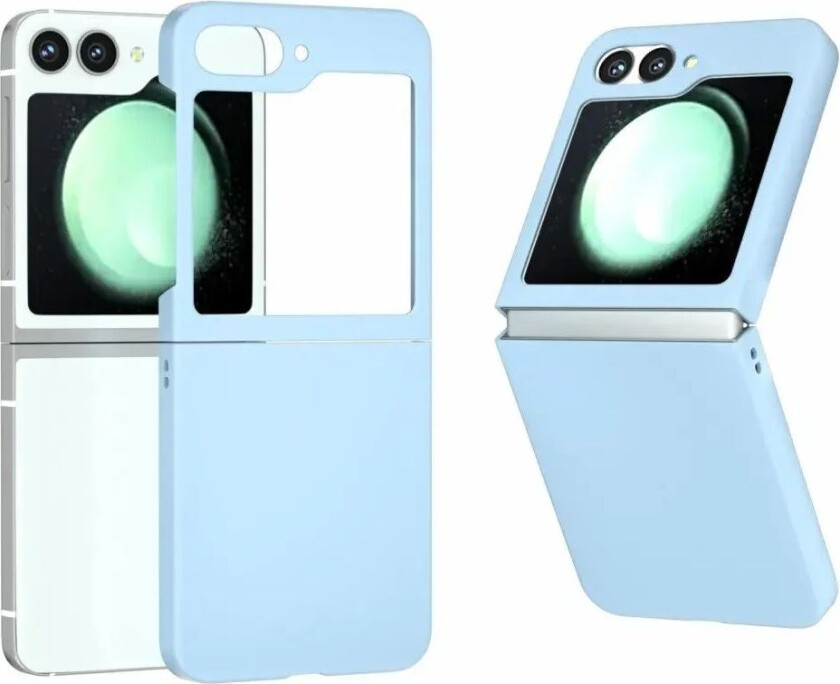 Samsung Galaxy Z Flip6 Hard Plast Deksel - Lyse Blå