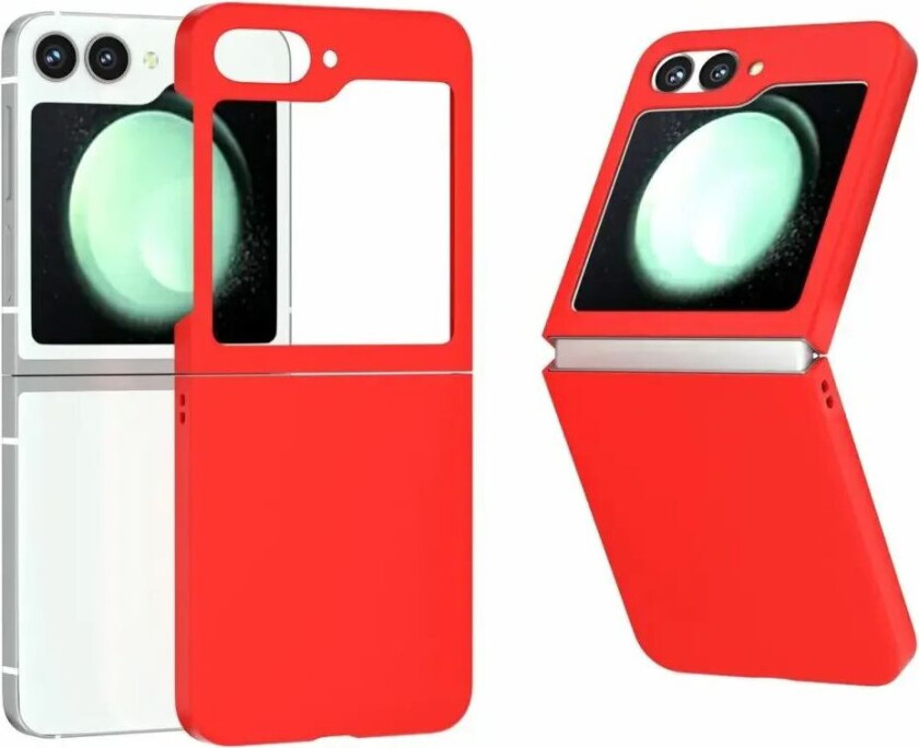 Samsung Galaxy Z Flip6 Hard Plast Deksel - Rød