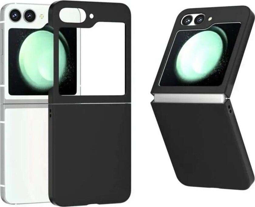 Samsung Galaxy Z Flip6 Hard Plast Deksel - Svart