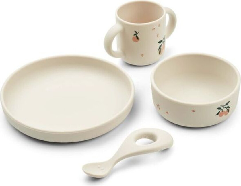 Vivi spise- og drikkesett, peach