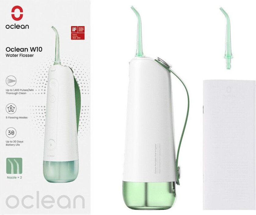 W10 Water Flosser Green