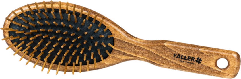 hårbørste av bøketre med tre-pins