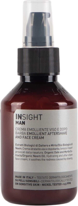 Man Emollient after shave and face cream