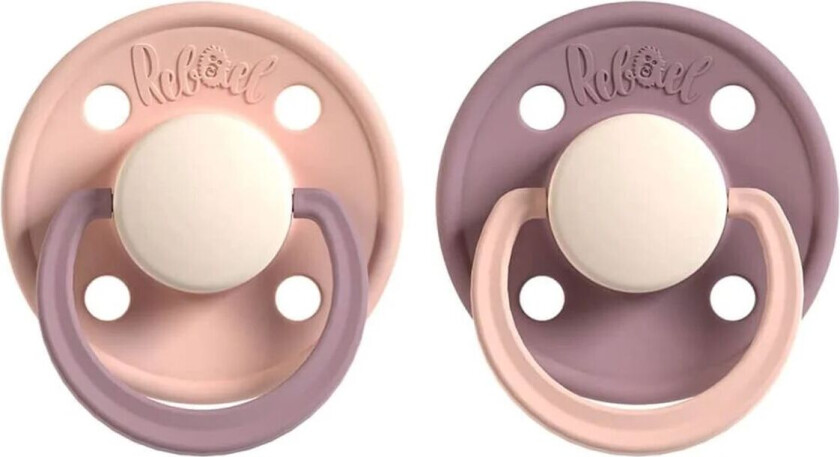 Smokk, 2pk Rosa/Lilla 6+mnd