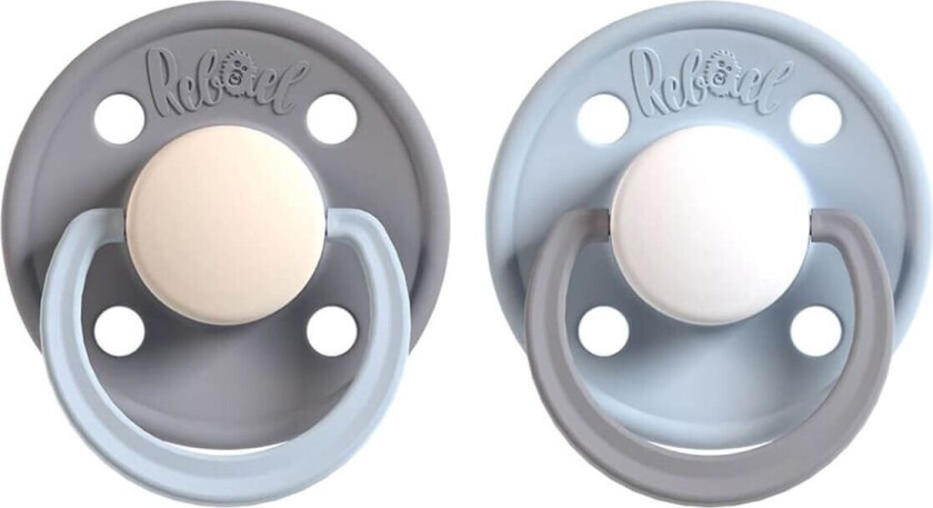 Smokk, 2pk Stormy Pearly Elephant / Cold White Pony 6+mnd