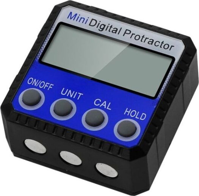 Digital Vinkelmåler med kraftig magnet - Lcd display