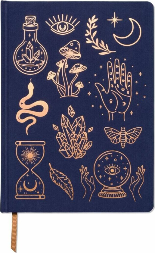 Skrivebok Mystikk, Linjert, 200 sider, Designworks