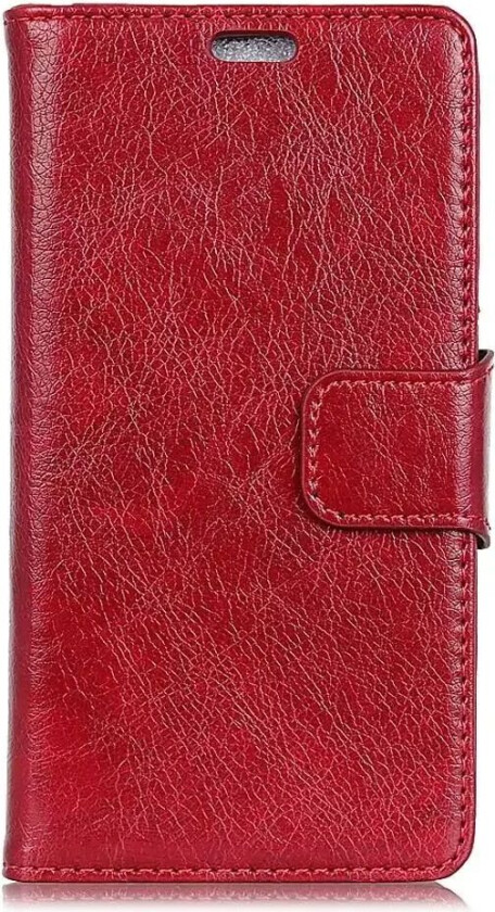 Samsung Galaxy S10e Klassisk Skinndeksel med Lommebok Rød