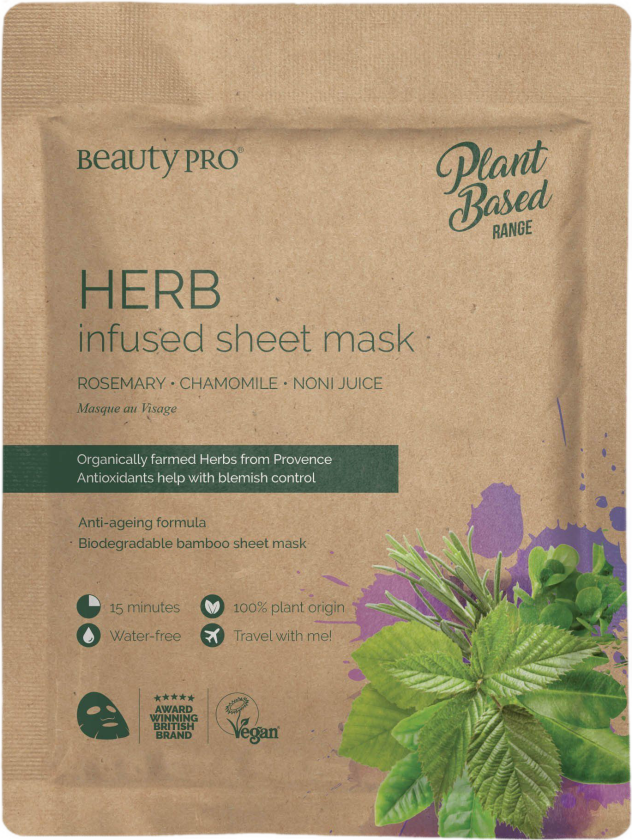 Plant Based Herb Infused ansiktsmaske