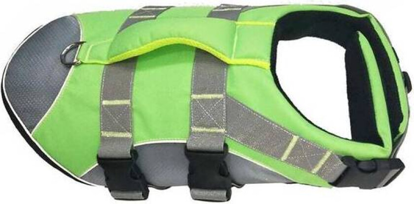 Bilde av Neongrønn flytevest for hund