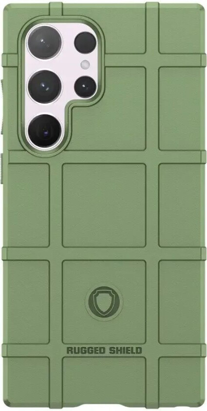 Samsung Galaxy S24 Ultra Rugged Shield Håndverker Deksel - Grønn
