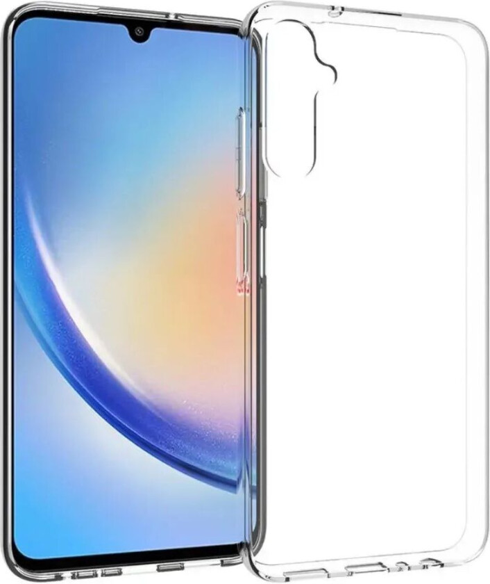 Samsung Galaxy A05s Fleksibelt TPU-Plast Deksel - Gjennomsiktig