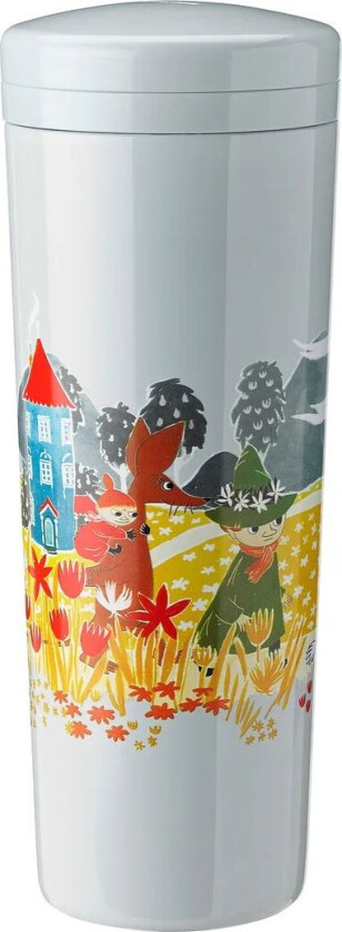 Carrie termoflaske 0,5 liter Moomin sky