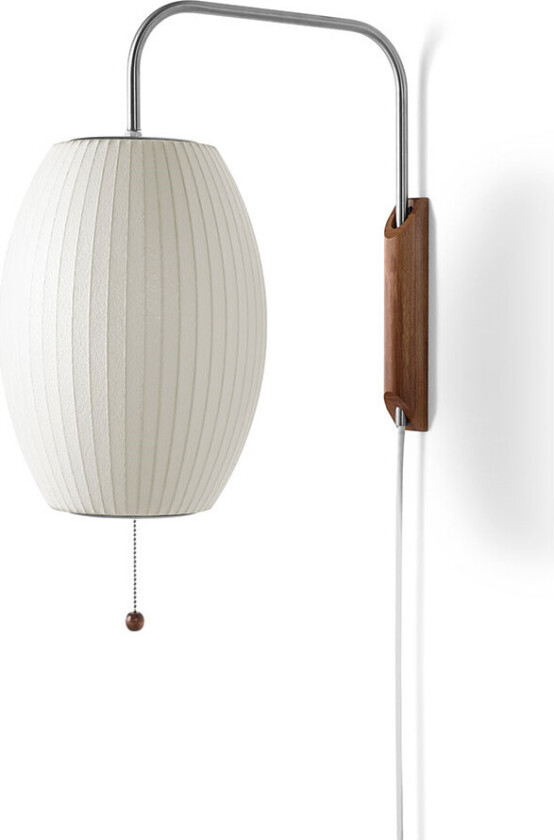 Nelson Bubble Cigar vegglampe Off white