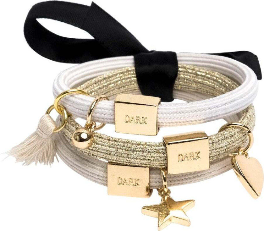 Hair Ties 3 pk Charm Sand