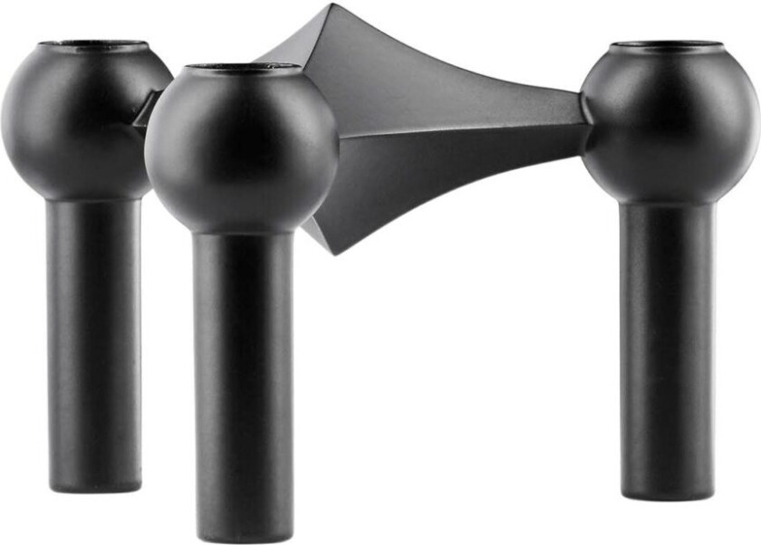 Nagel lysestake matt svart