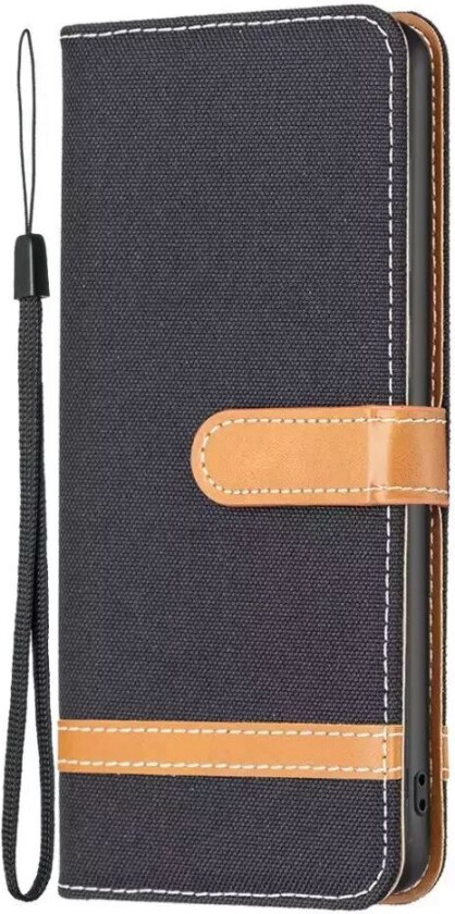 iPhone 14 Pro Max Skinn Flip Deksel - Svart