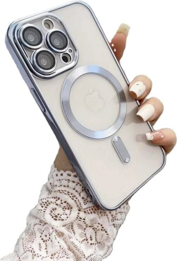 Deksel for iPhone 15, Pro & Max magnet for enkel lading av galvanisering