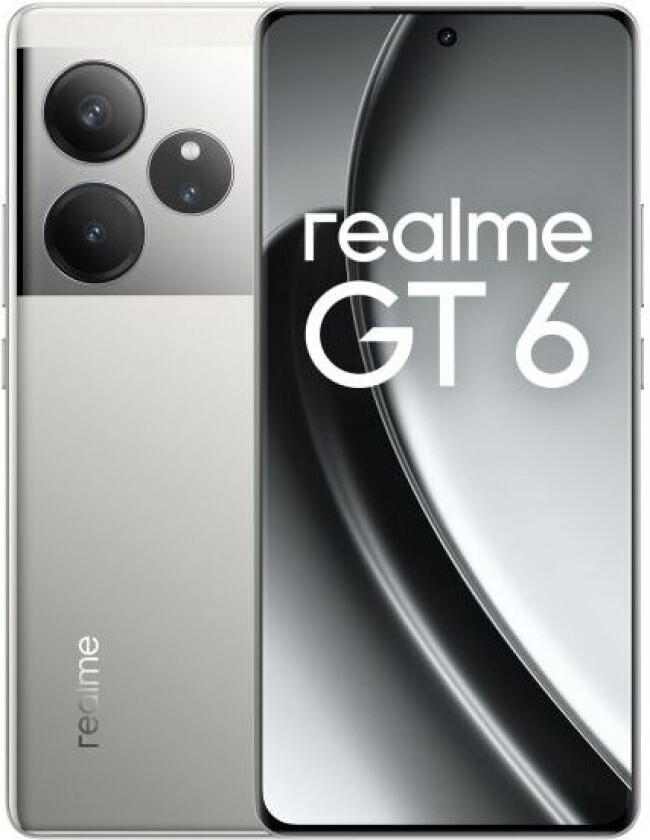 realme GT 6, 17,2 cm (6.78"), 16 GB, 512 GB, 50 MP, Android 14, Silver