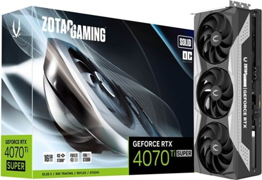 GeForce RTX 4070 Ti SUPER Solid OC - 16GB GDDR6X RAM - Grafikkort