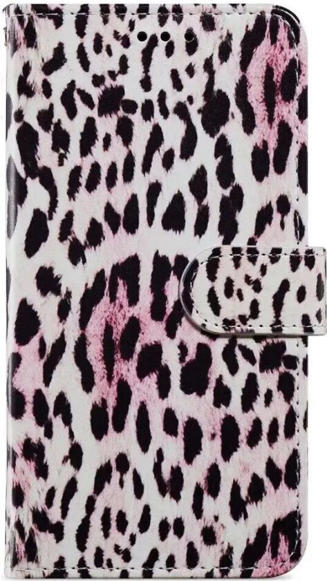 Samsung Galaxy A35 (5G) Kunstskinn Deksel m. Lommebok og Stropp - Leopard