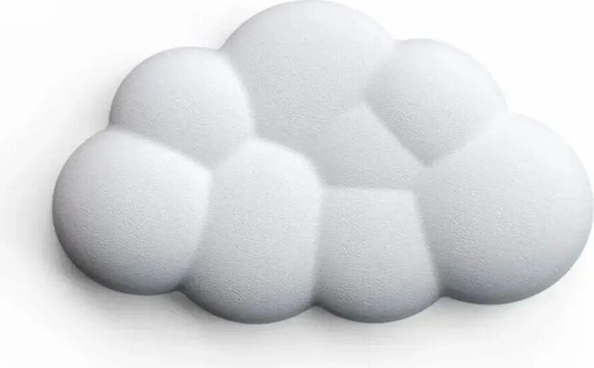 Ergonomisk Håndleddsstøtte i Kunstskinn for Musematte eller Tastatur 15 x 9 cm - Hvit