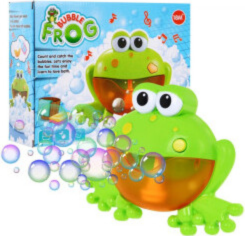 Bilde av Musikalsk Bubble Frog badeleke med sugekopper for barn