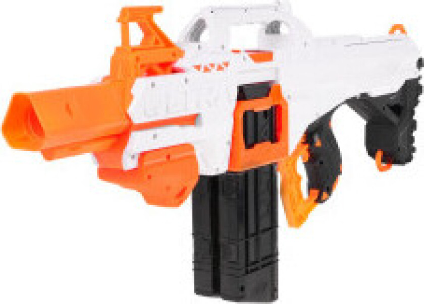 Automatisk rifle med doble magasiner og 20 piler for barn