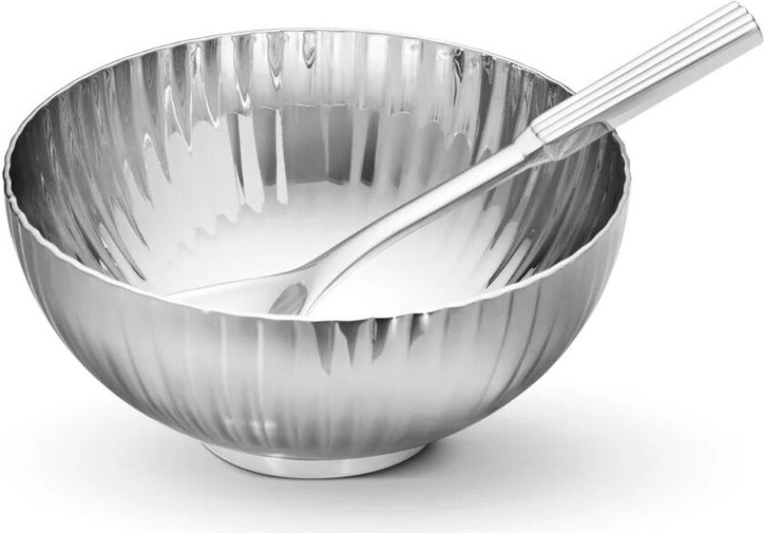 Bernadotte saltkar med skje Rustfritt stål