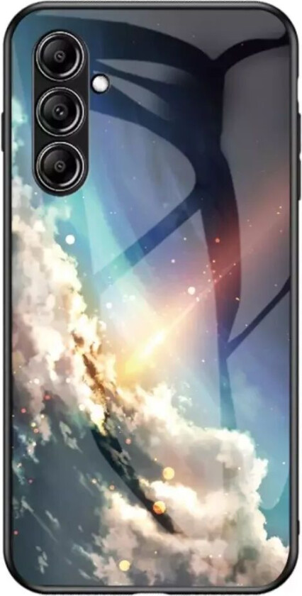 Samsung Galaxy S23 FE Deksel m. Bakside av Glass - Fargerik Himmel