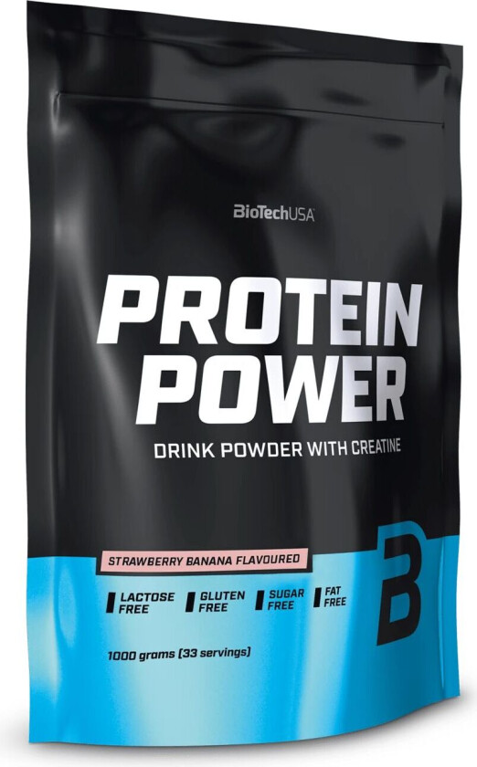 Protein Power Banana-Strawberry, proteinpulver Banana-Strawberry