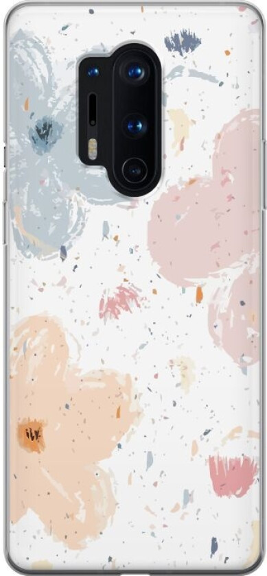 Mobildeksel til OnePlus 8 Pro med Blomster motiv