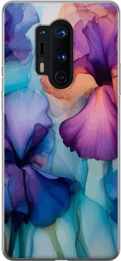 Mobildeksel til OnePlus 8 Pro med Magiske blomster motiv