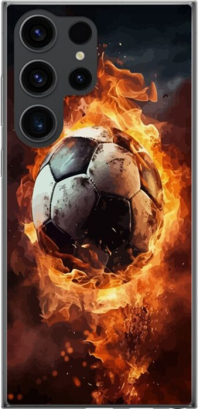 Mobildeksel til Samsung Galaxy S24 Ultra med Fotball motiv