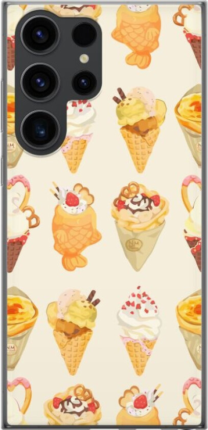 Mobildeksel til Samsung Galaxy S24 Ultra med Glassig motiv