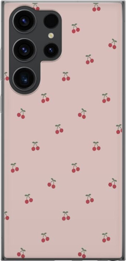 Mobildeksel til Samsung Galaxy S24 Ultra med Kirsebær motiv