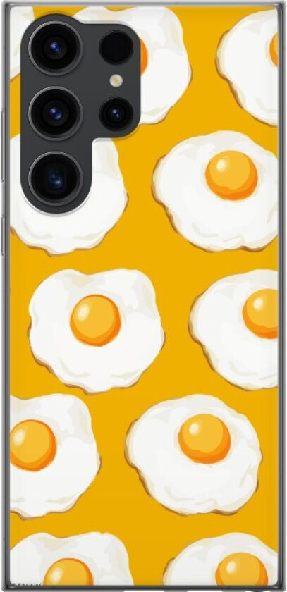 Mobildeksel til Samsung Galaxy S24 Ultra med Stekt egg motiv