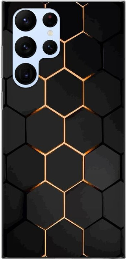 Mobildeksel til Samsung Galaxy S22 Ultra 5G med Luksuriøst Mønster motiv