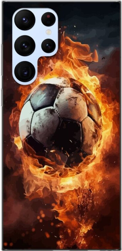 Mobildeksel til Samsung Galaxy S22 Ultra 5G med Fotball motiv