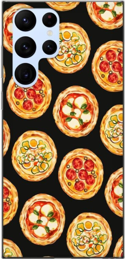 Mobildeksel til Samsung Galaxy S22 Ultra 5G med Pizza motiv