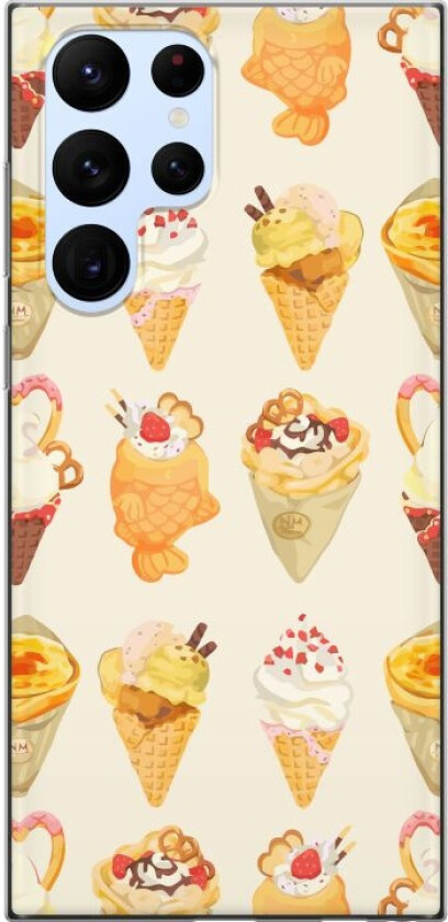 Mobildeksel til Samsung Galaxy S22 Ultra 5G med Glassig motiv