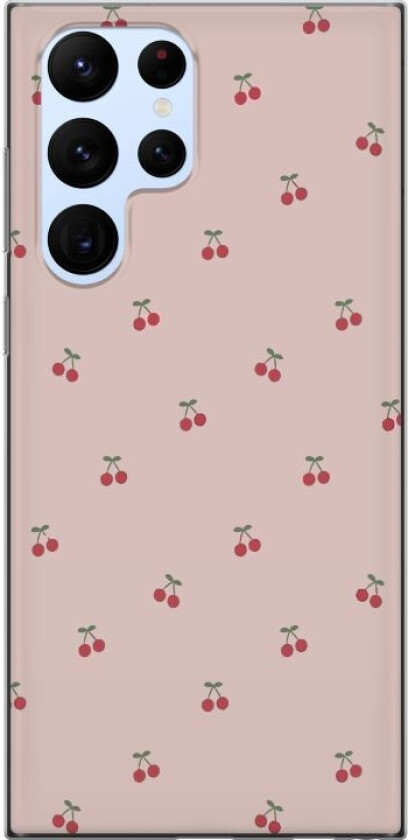Mobildeksel til Samsung Galaxy S22 Ultra 5G med Kirsebær motiv