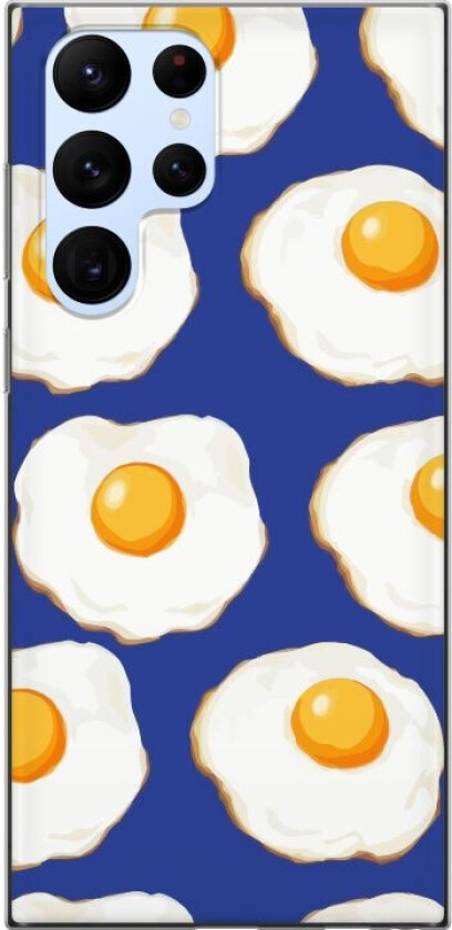 Mobildeksel til Samsung Galaxy S22 Ultra 5G med Stekte egg motiv