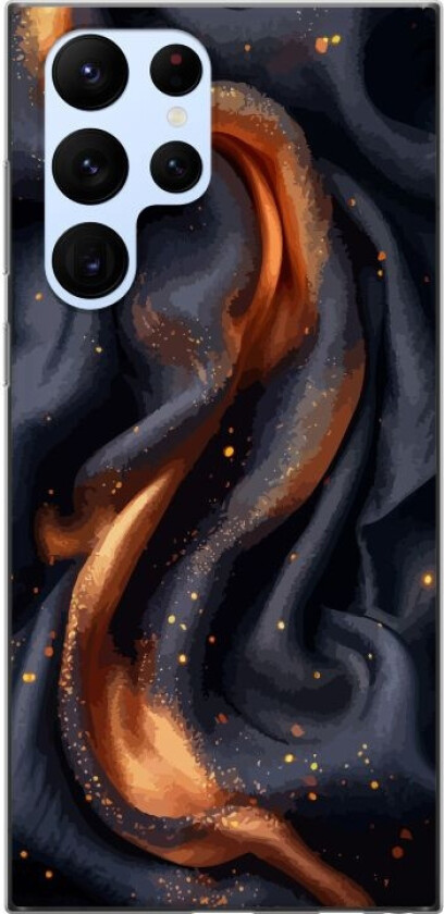 Mobildeksel til Samsung Galaxy S22 Ultra 5G med Brennende silke motiv