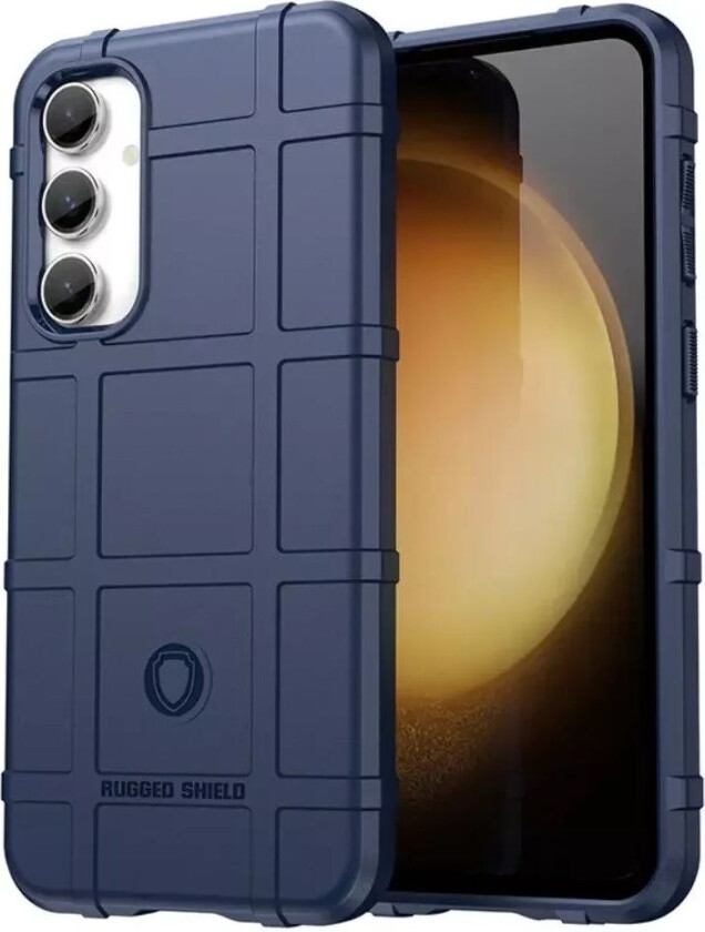 Samsung Galaxy S23 FE Rugged Shield Håndverker Deksel - Mørke Blå