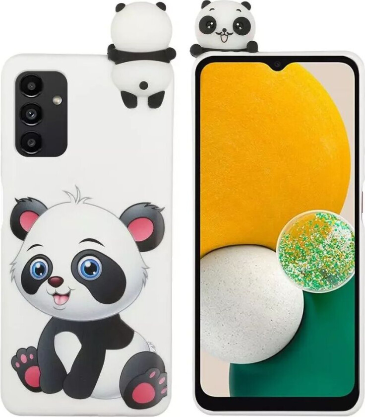 Samsung Galaxy A54 (5G) Fleksibelt Plastdeksel 3D - Panda
