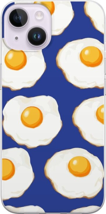 Mobildeksel til Apple iPhone 14 med Stekte egg motiv