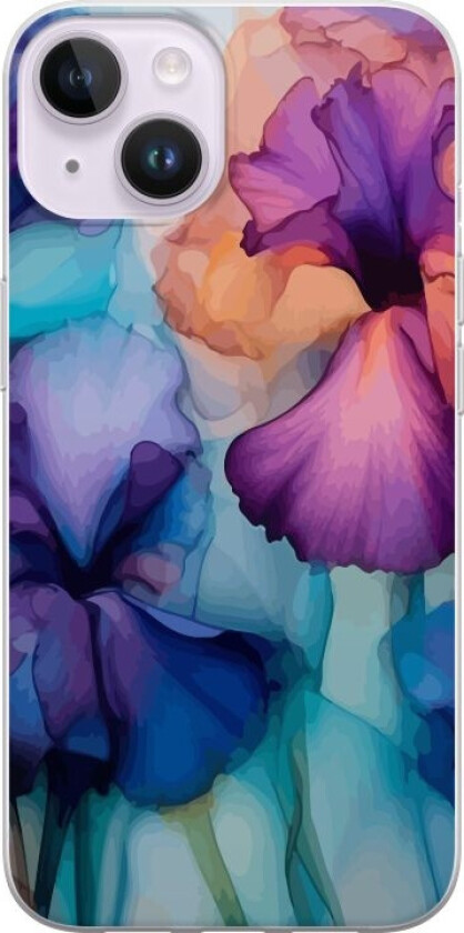 Mobildeksel til Apple iPhone 14 med Magiske blomster motiv