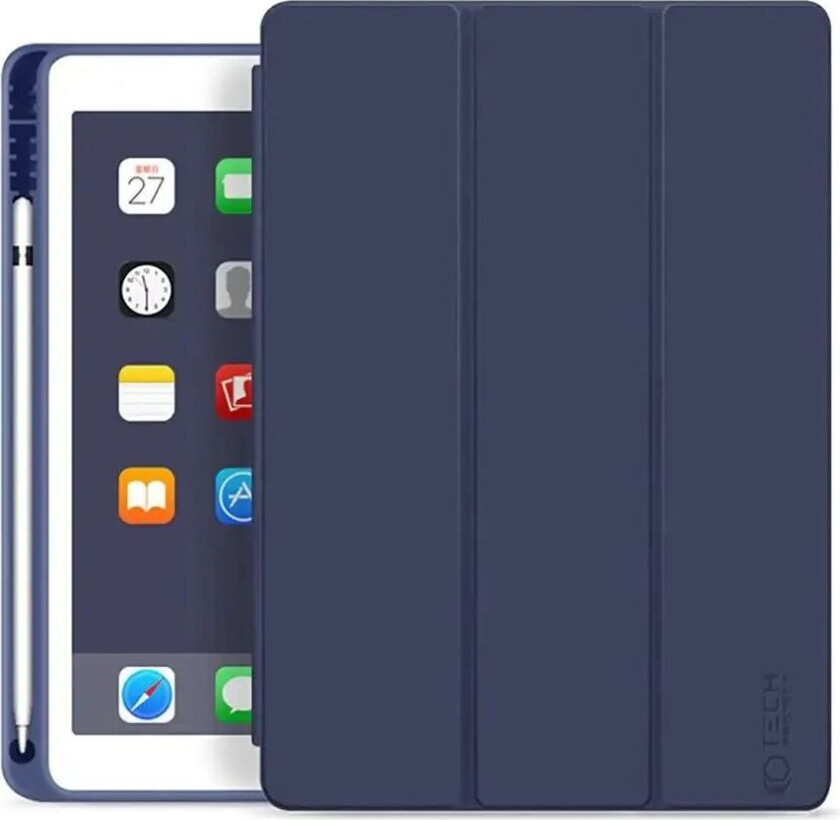Tech-Protect iPad 10.2" (2021 / 2020 / 2019) Tech-Protect SC Tri-fold Deksel - Navy