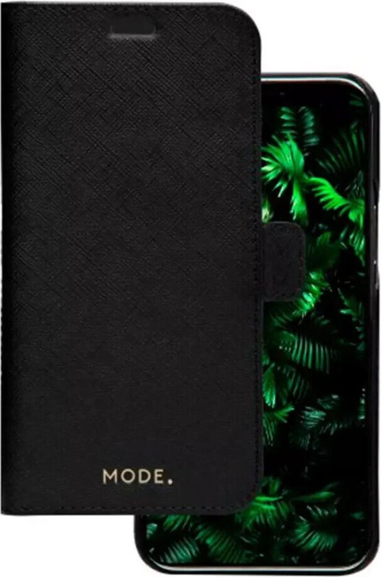 dbramante1928 Mode New York iPhone 12 Pro Max Magnetisk Skinndeksel med Lommebok - Night Black